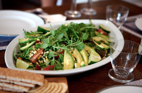 CORN, TOMATO AND AVOCADO SALAD