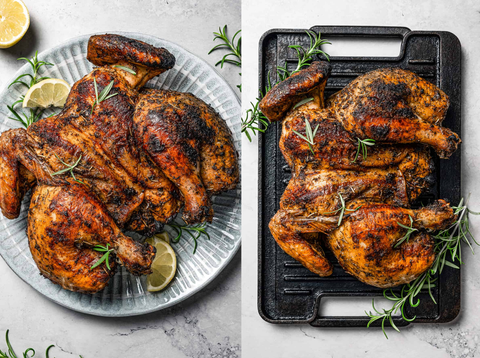 Chicken Under a Brick