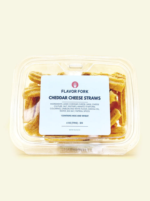 CHEDDAR CHEESE STRAWS